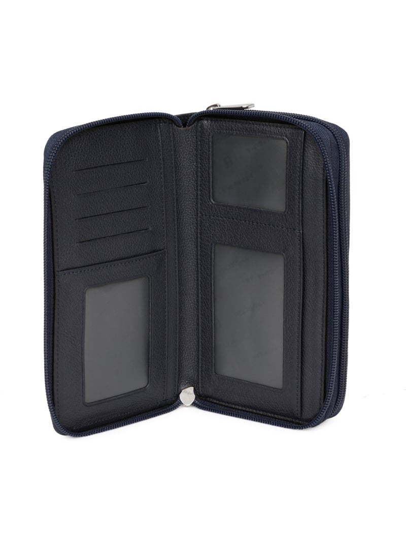 Compañero de viaje - cuero confort hexagona Azul marino - Kiabi