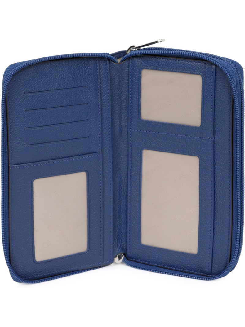 Compañero de viaje - cuero confort hexagona Azul - Kiabi