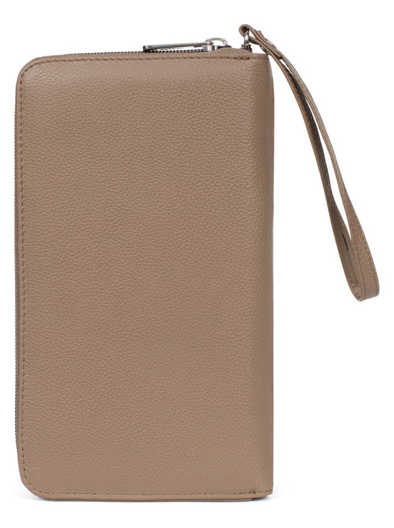 Compañero de viaje - cuero confort hexagona Marrón glaseado - Kiabi