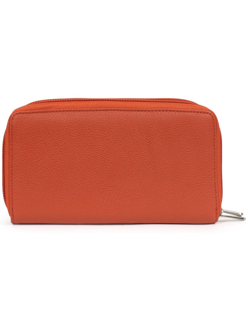 Compañero de viaje - cuero confort hexagona Naranja - Kiabi