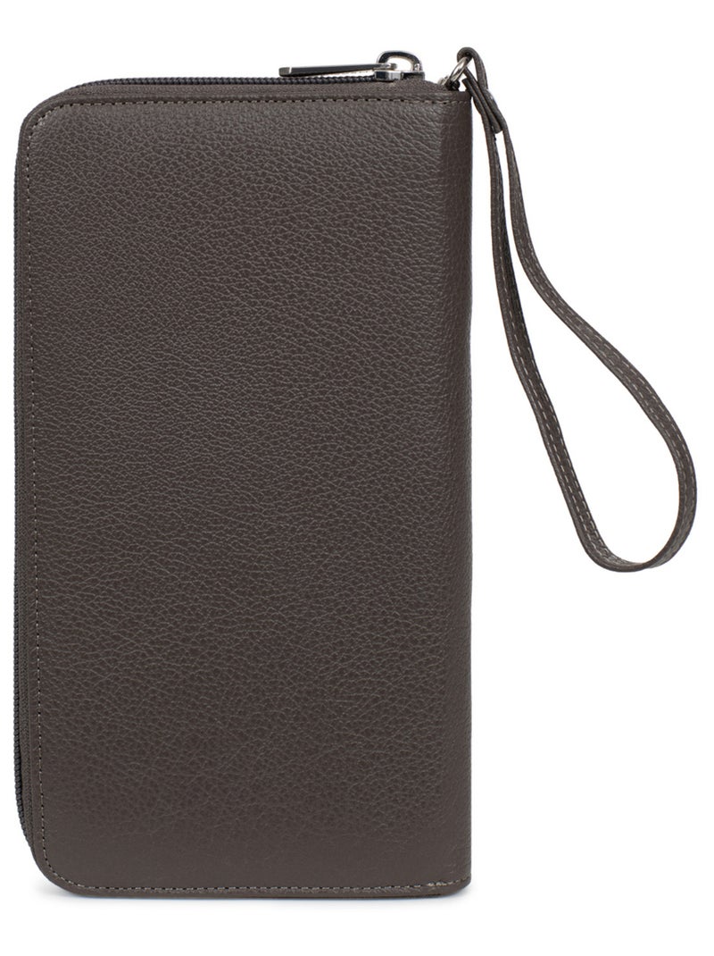 Compañero de viaje - cuero confort hexagona Taupe - Kiabi