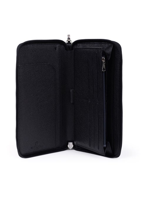 Compañero de viaje - stop rfid - cuero duo hexagona - Kiabi