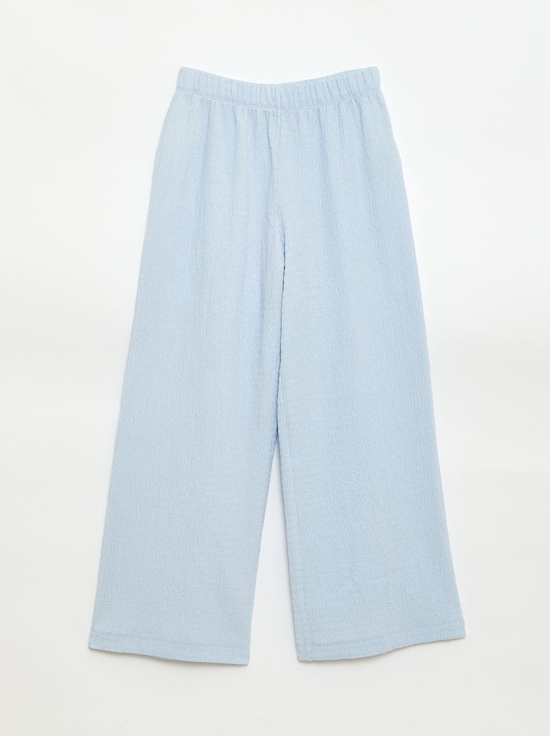 Conjunto 2 piezas camisa + pantalón Azul - Kiabi
