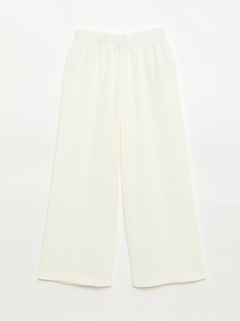Conjunto 2 piezas camisa + pantalón Blanco - Kiabi