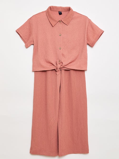 Conjunto 2 piezas camisa + pantalón - Kiabi