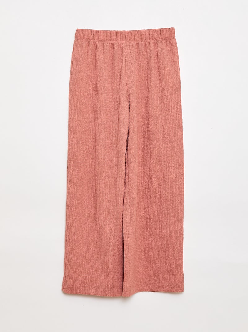 Conjunto 2 piezas camisa + pantalón Rosa - Kiabi
