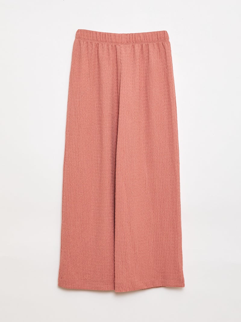 Conjunto 2 piezas camisa + pantalón Rosa - Kiabi