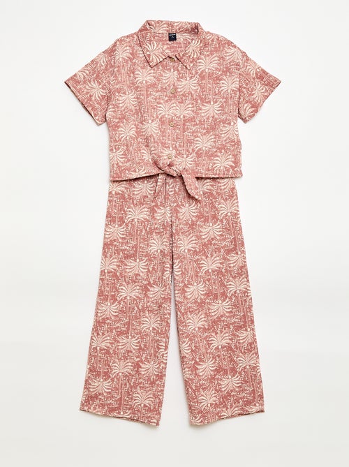 Conjunto 2 piezas camisa + pantalón - Kiabi