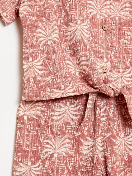 Conjunto 2 piezas camisa + pantalón - Kiabi