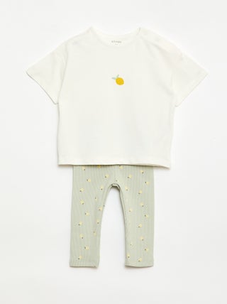 Conjunto 2 piezas Camiseta + Legging