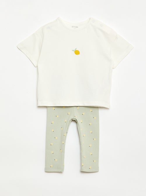 Conjunto 2 piezas Camiseta + Legging - Kiabi