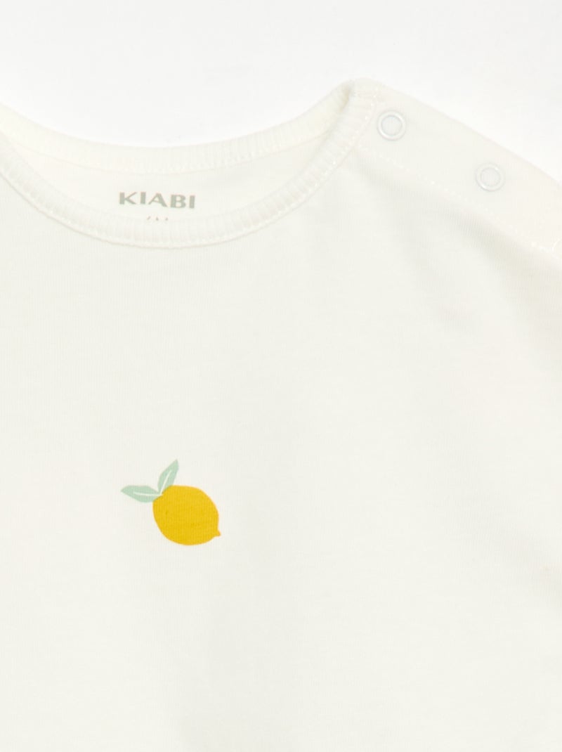 Conjunto 2 piezas Camiseta + Legging Amarillo - Kiabi