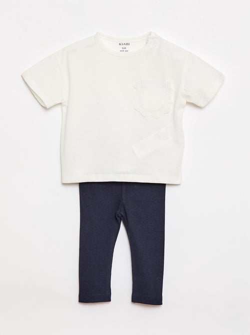 Conjunto 2 piezas Camiseta + Legging - Kiabi
