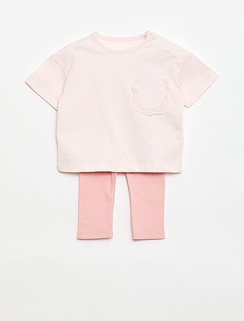 Conjunto 2 piezas Camiseta + Legging