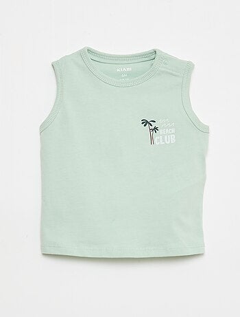 Conjunto de 2 piezas camiseta sin mangas + pantalón corto