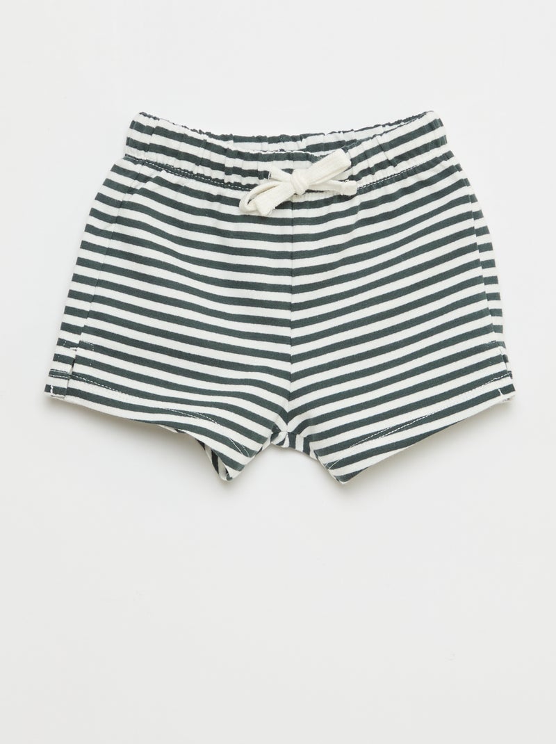 Conjunto 2 piezas camiseta sin mangas + pantalón corto Azul - Kiabi