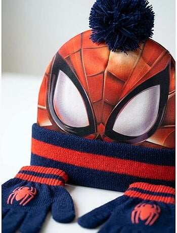 Conjunto 2 piezas gorro spiderman marvel