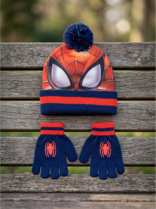 Conjunto 2 piezas gorro spiderman marvel - Kiabi Conjunto 2 piezas gorro spiderman marvel - Kiabi