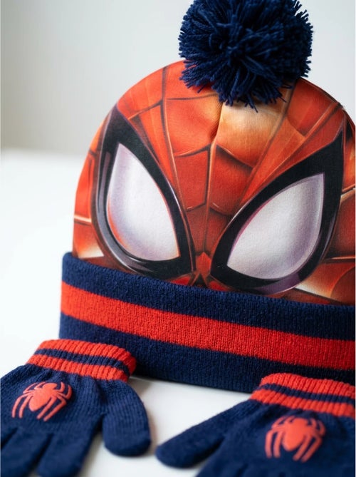 Conjunto 2 piezas gorro spiderman marvel - Kiabi Conjunto 2 piezas gorro spiderman marvel - Kiabi