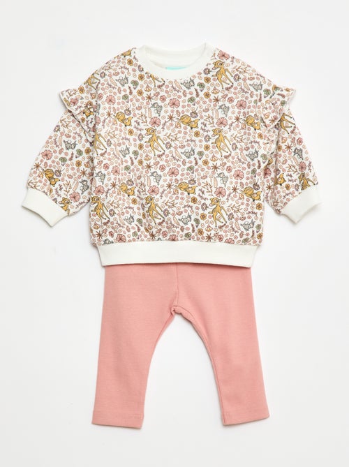 Conjunto 2 piezas sudadera + leggings 'Disney' - Kiabi