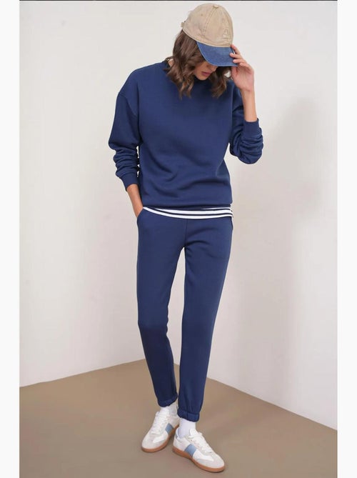 Conjunto acogedor de dos piezas de punto acanalado mixray - Kiabi Conjunto acogedor de dos piezas de punto acanalado mixray - Kiabi