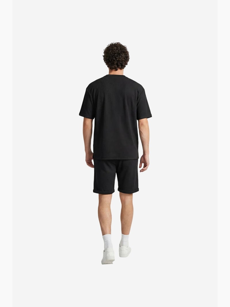 Conjunto active de hombre de mezcla de algodón tommy Negro - Kiabi