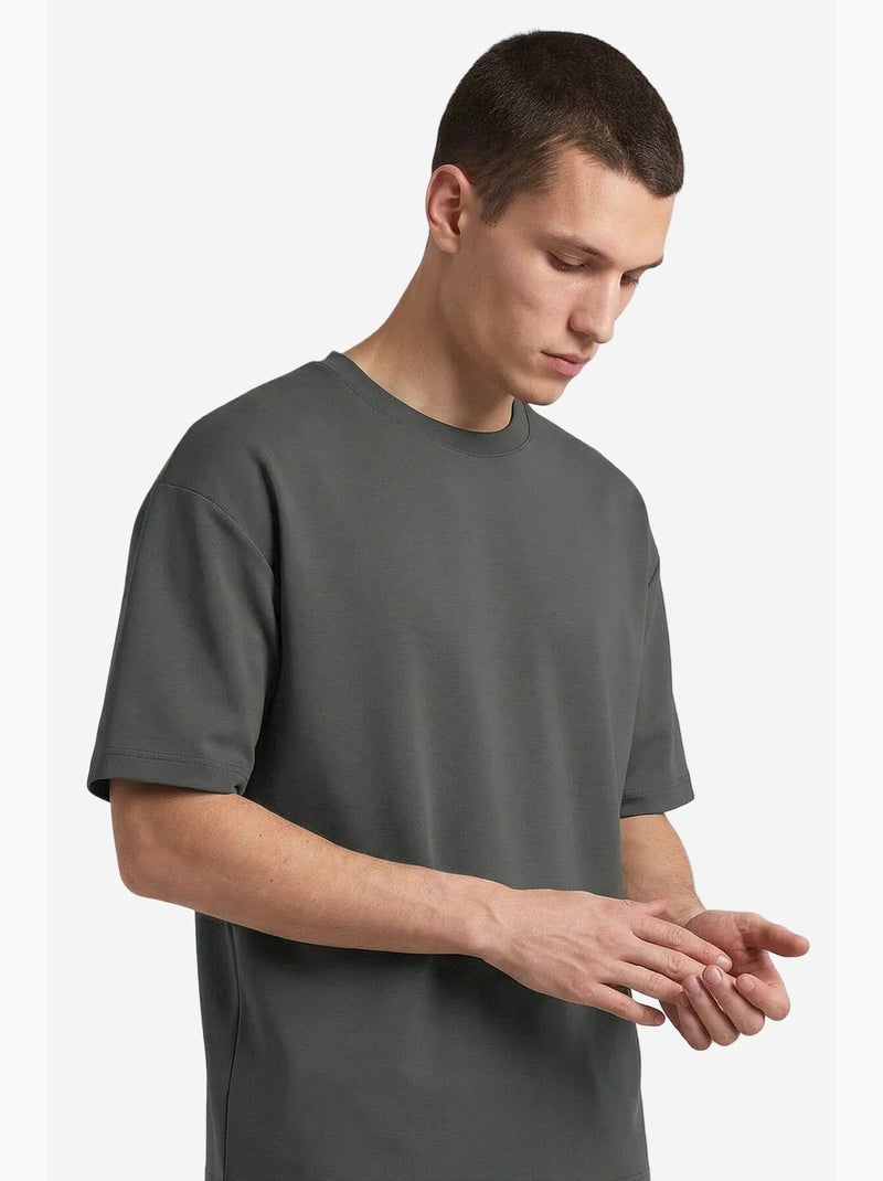 Conjunto active de hombre de poliéster-elastano tommy Gris negro - Kiabi