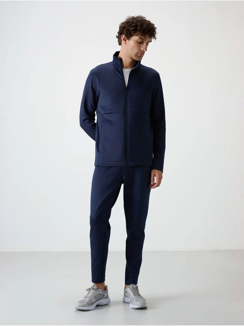 Conjunto active de hombre de scuba de poliéster con cuello con cremallera tommy Azul marino - Kiabi