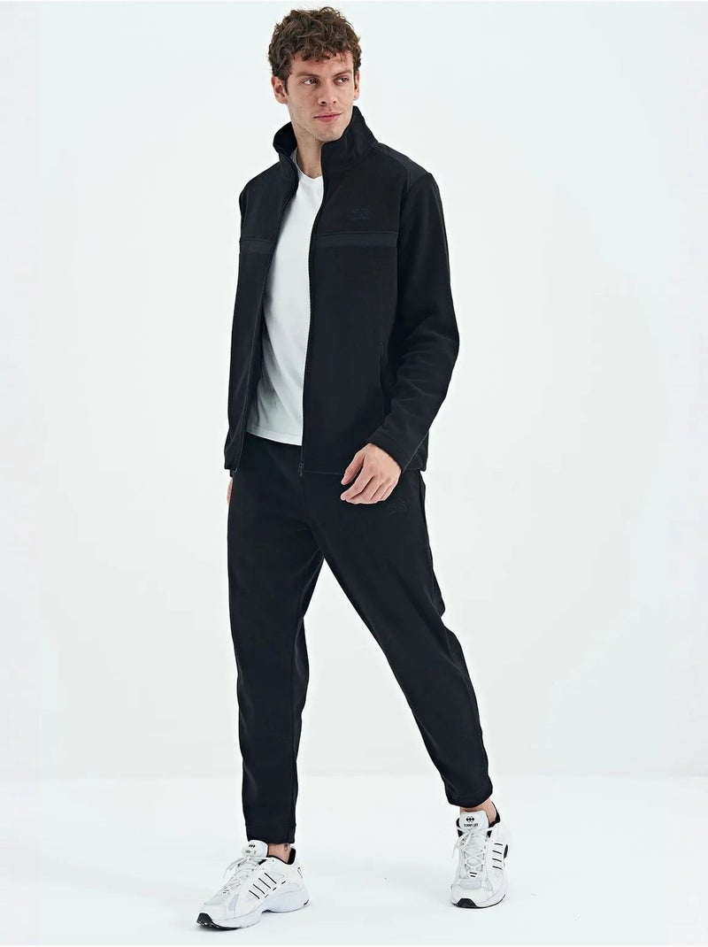 Conjunto active de punto de poliéster para hombre tommy Negro - Kiabi