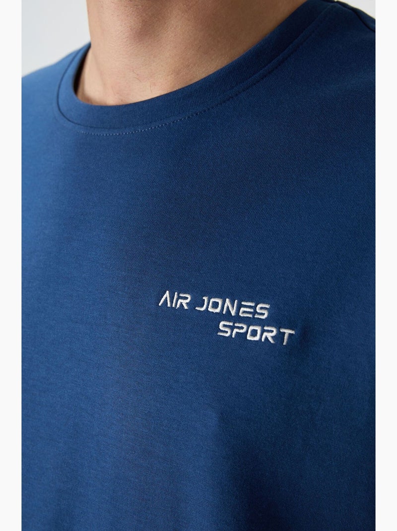 Conjunto active oversize de algodón y poliéster para hombre tommy Azul - Kiabi