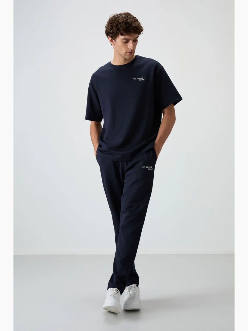 Conjunto active oversize de algodón y poliéster para hombre tommy Azul marino - Kiabi