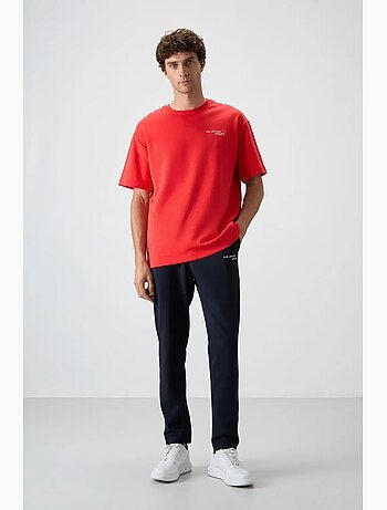 Conjunto active oversize de algodón y poliéster para hombre tommy
