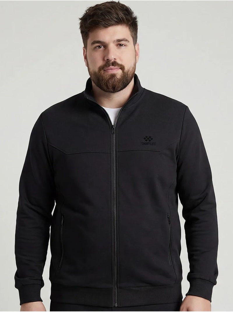 Conjunto active para hombre de mezcla de algodón tommy Negro - Kiabi