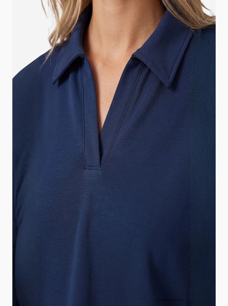 Conjunto activo de mujer tommy Azul marino - Kiabi