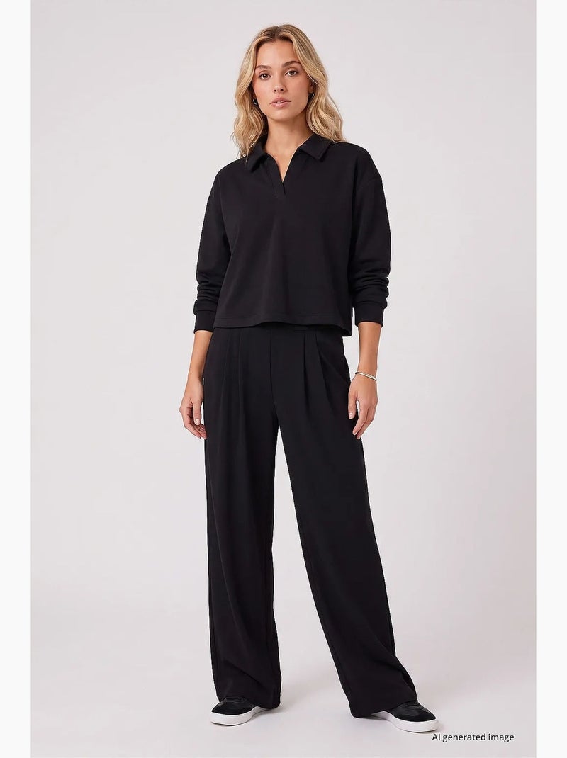 Conjunto activo de mujer tommy Negro - Kiabi