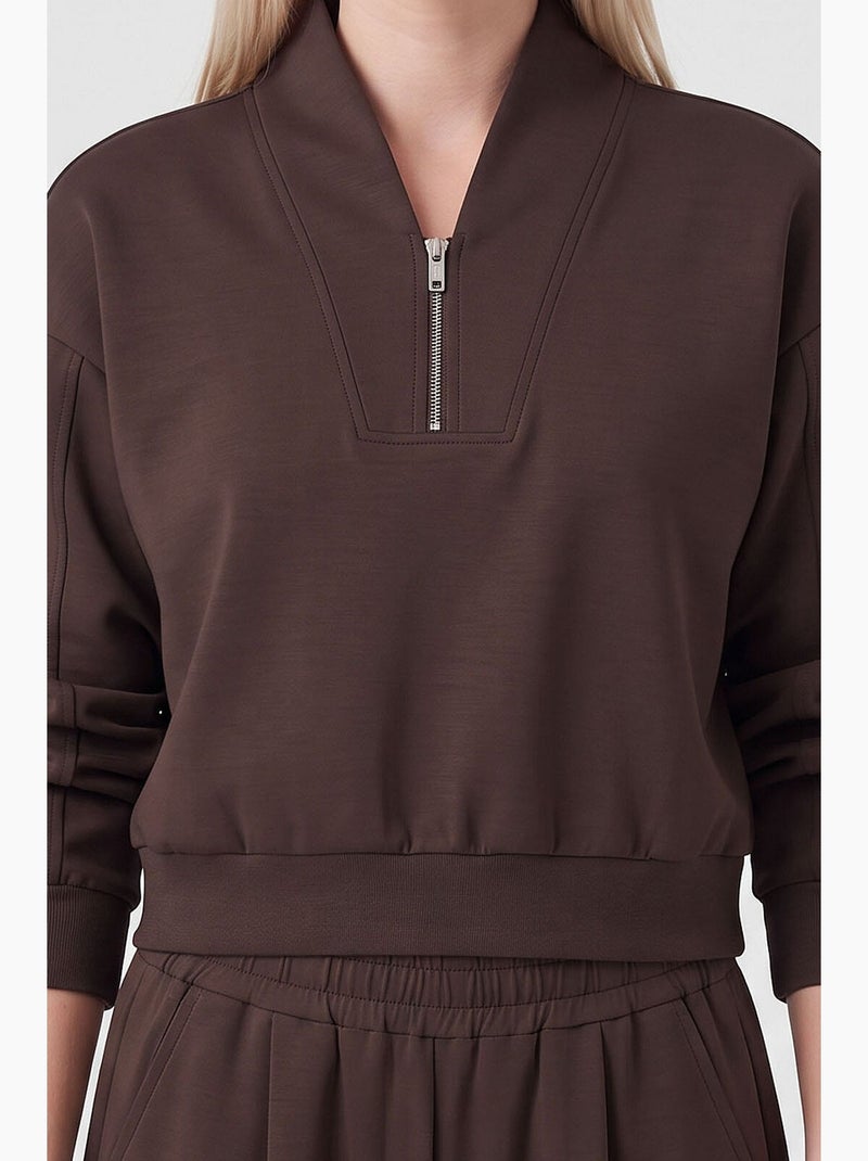 Conjunto activo tommy Marrón chocolate - Kiabi