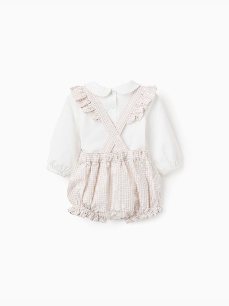 Conjunto Babygrow Completo de Manga Larga Gris claro - Kiabi
