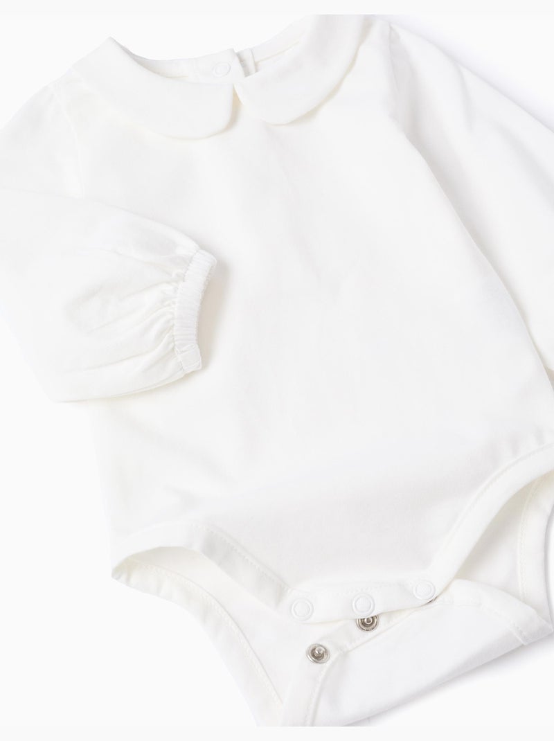 Conjunto Babygrow Completo de Manga Larga Gris claro - Kiabi