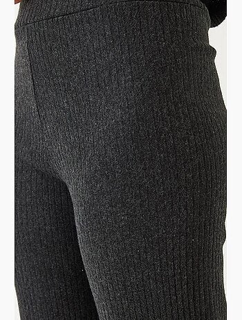 Conjunto básico de dos piezas con cuello redondo de bianco lucci