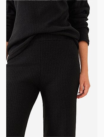 Conjunto básico de dos piezas con cuello redondo de bianco lucci