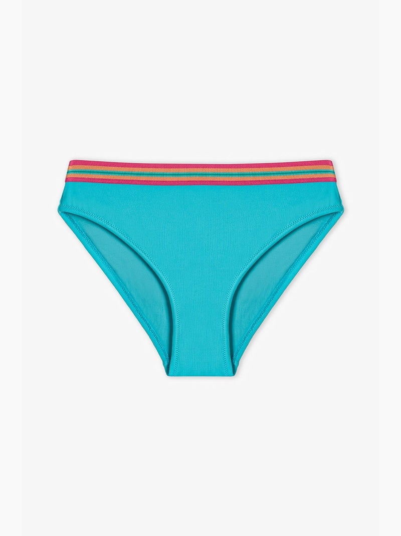 Conjunto bikini triángulo island niña penti Turquesa - Kiabi