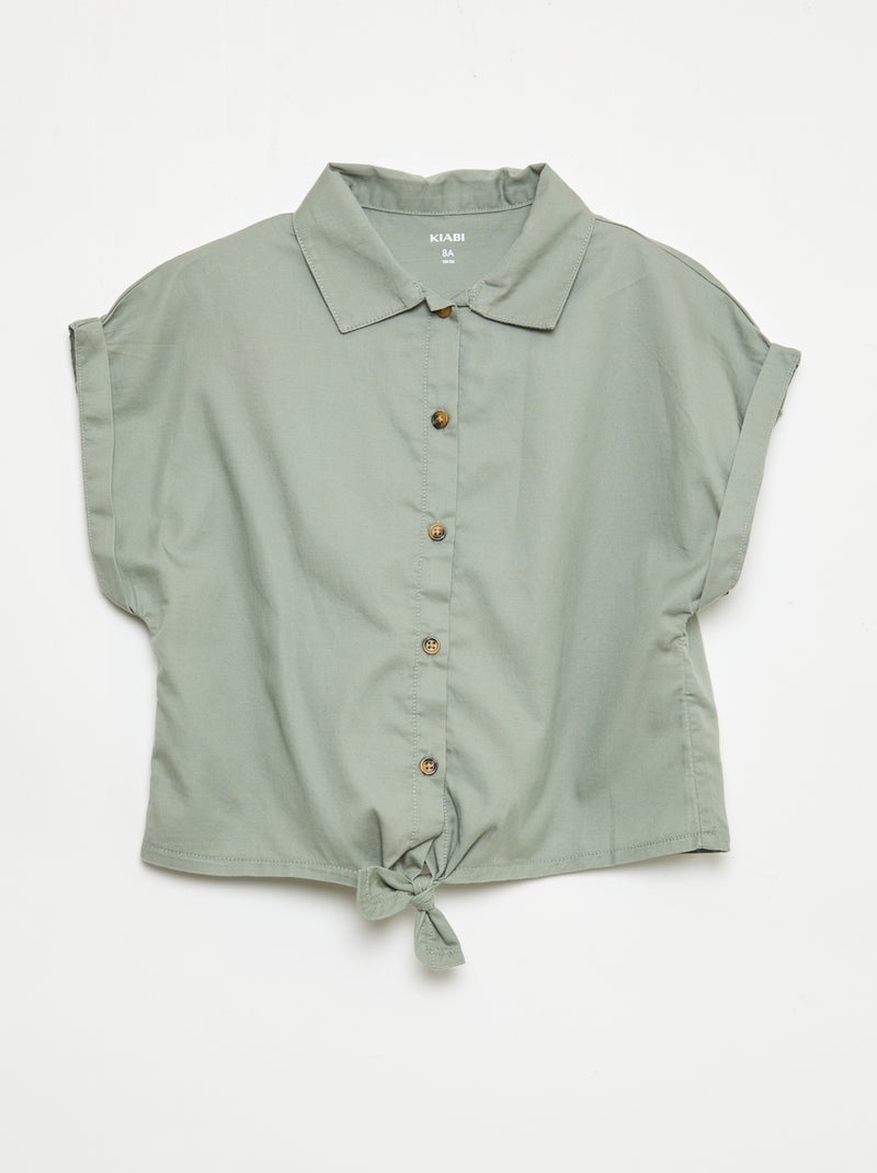 Conjunto blusa + falda - 2 piezas Verde - Kiabi