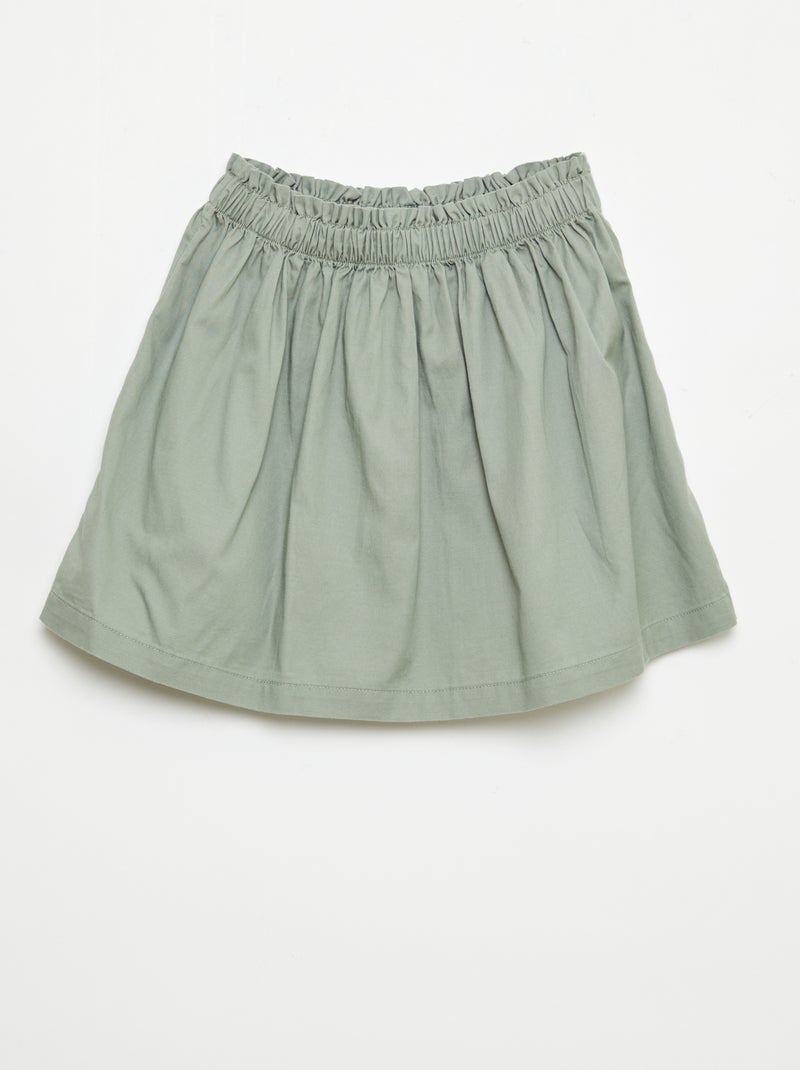 Conjunto blusa + falda - 2 piezas Verde - Kiabi