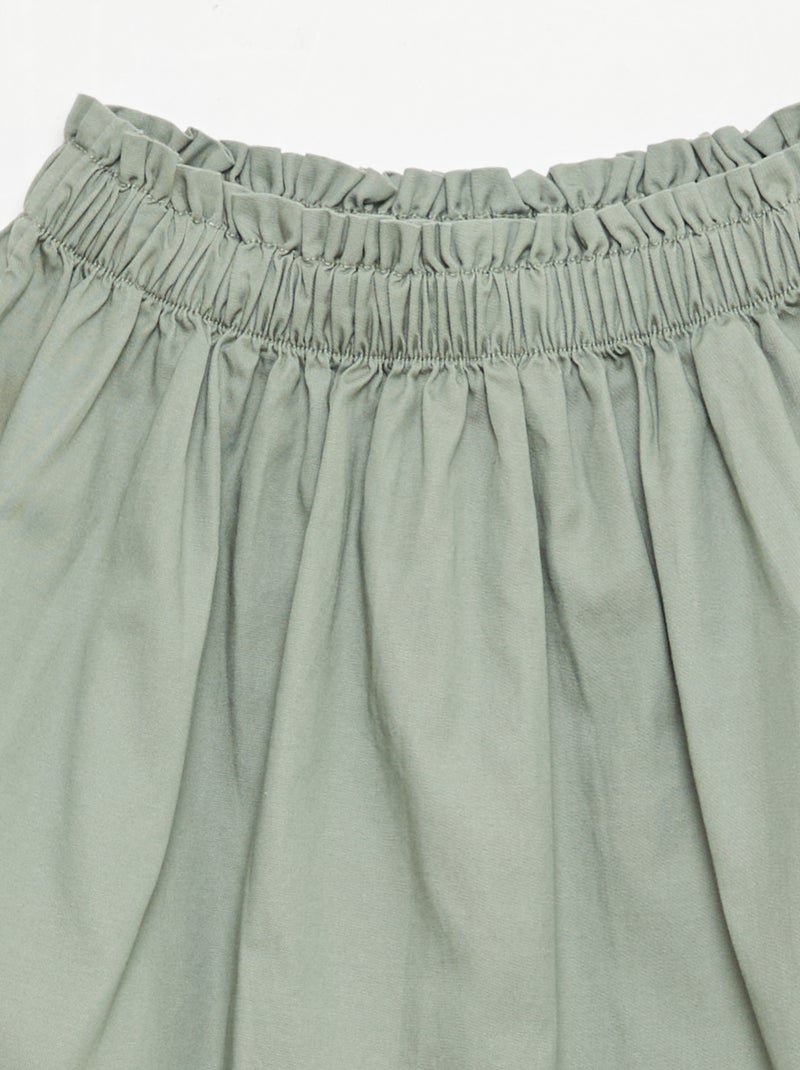 Conjunto blusa + falda - 2 piezas Verde - Kiabi