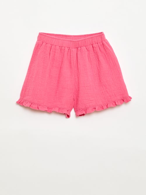 Conjunto blusa + short liso - 2 piezas - Kiabi Conjunto blusa + short liso - 2 piezas - Kiabi