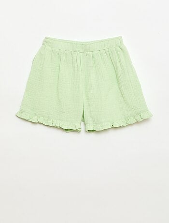 Conjunto blusa + short liso - 2 piezas