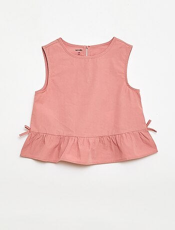 Conjunto blusa sin mangas + pantalón - 2 piezas