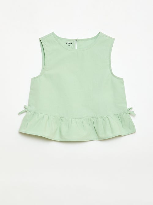 Conjunto blusa sin mangas + pantalón - 2 piezas - Kiabi Conjunto blusa sin mangas + pantalón - 2 piezas - Kiabi