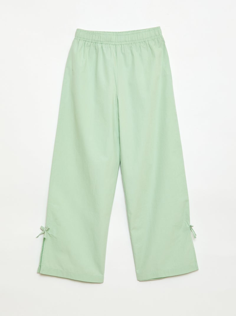 Conjunto blusa sin mangas + pantalón - 2 piezas Verde - Kiabi