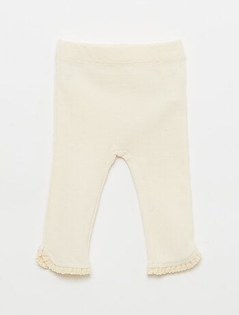 Conjunto blusa vaquera + leggings - 2 piezas